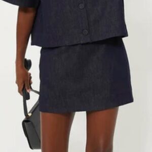 Tuckernuck Denim Taryn Mini Skirt-Navy Blue-Women’s XXL-Casual-Summer-Spring-NEW